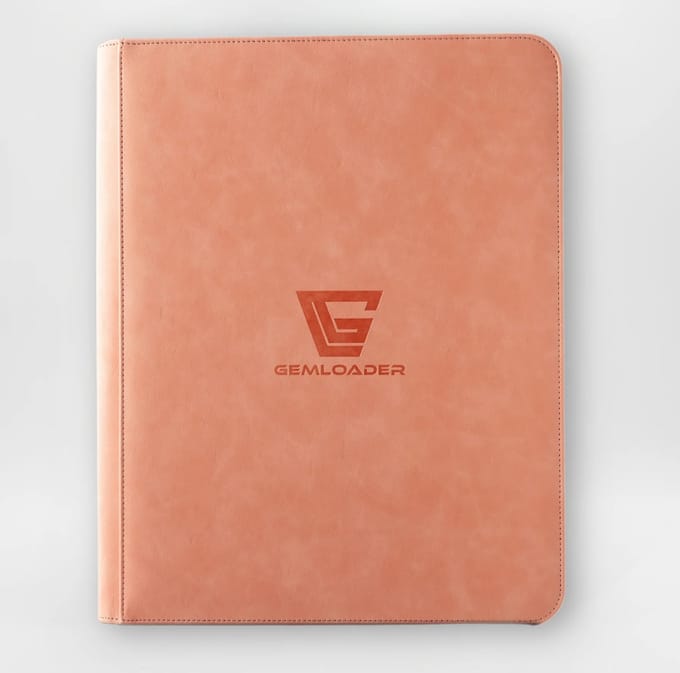 Gemloader Premium 3''X4'' toploader binder, Trading kaarten verzamelmap [216 pockets] Roze