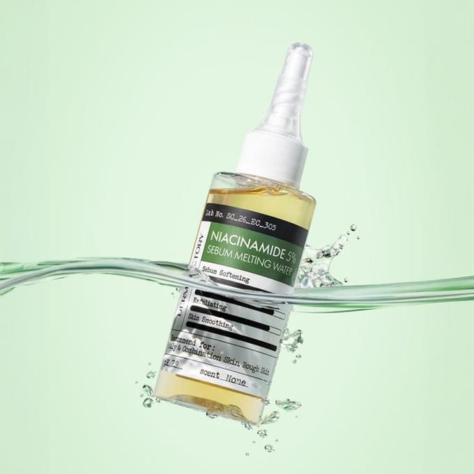 [DERMA FACTORY] Niacinamide 5% Eau Fondante Sébum 80ml white