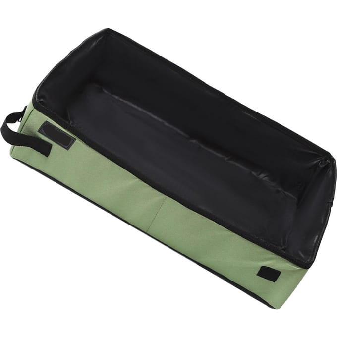 Bac à litière pliable pour chat Imperméable Portable Tissu Oxford Pliable Bac à litière pour chat 50x40cm vert