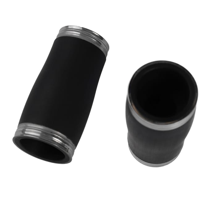 2 stuks Klarinet Stembuis Metaal Hout Soepel Bes Klarinet Vat voor Optreden CC14 black