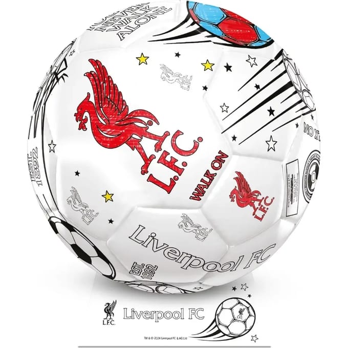 Liverpool FC - kleur jouw eigen mini voetbal