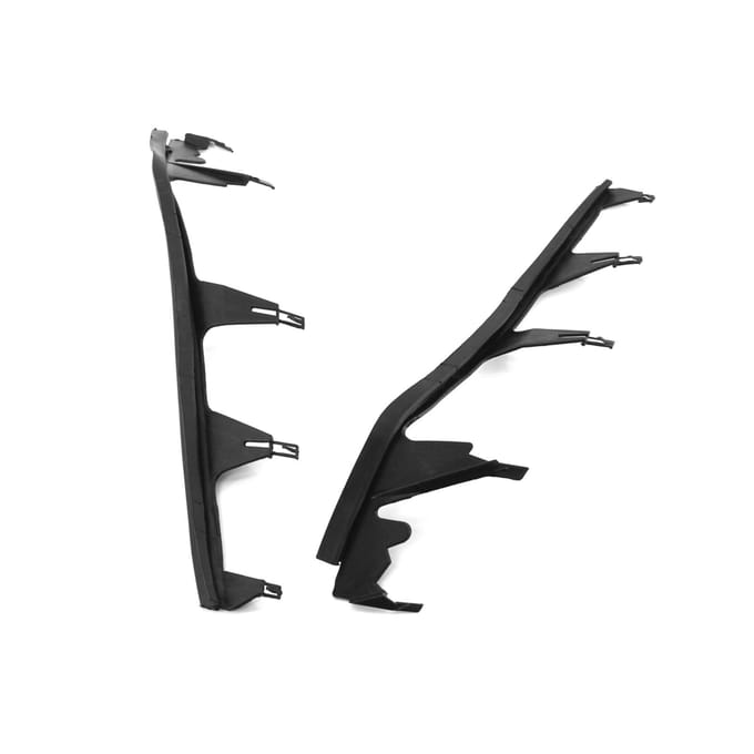 Koplampafdekstrip Trimstrip Links & Rechts Vervanging voor BMW 3-Serie E46 M3 (2001-2006) zwart