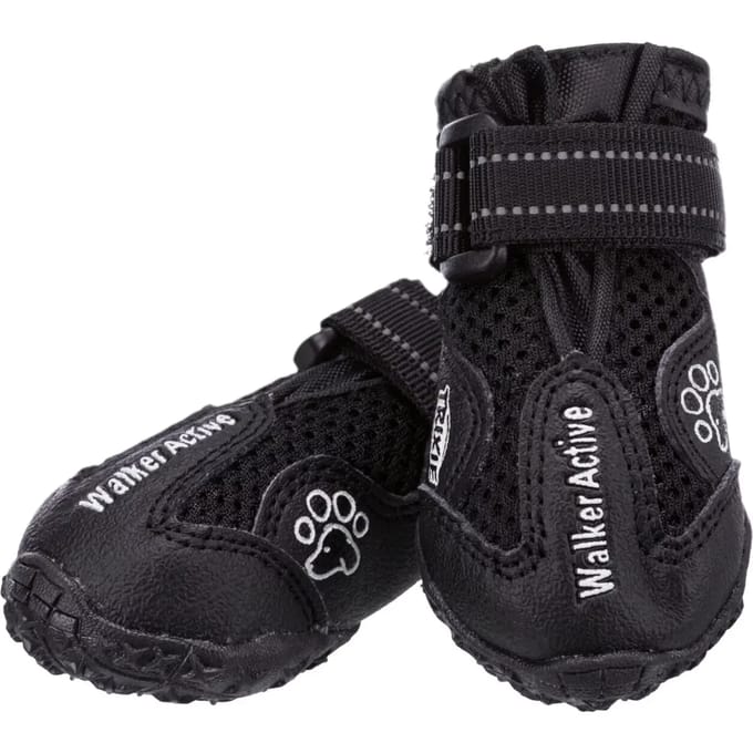 Trixie Walker Active - Hondenschoentjes - XS - Zwart - 2 st