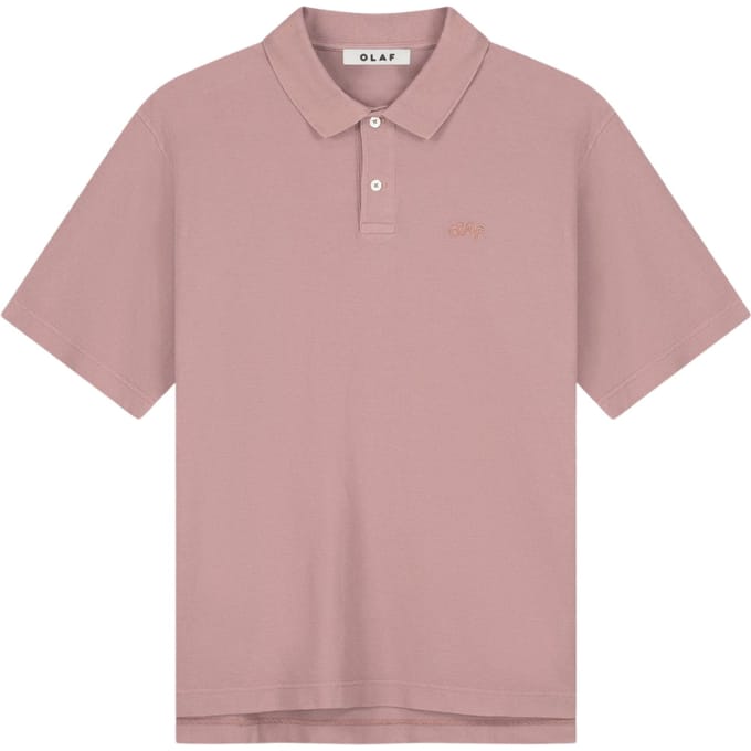 Olaf Signature Pique Polo Polos Oud Rose M240111