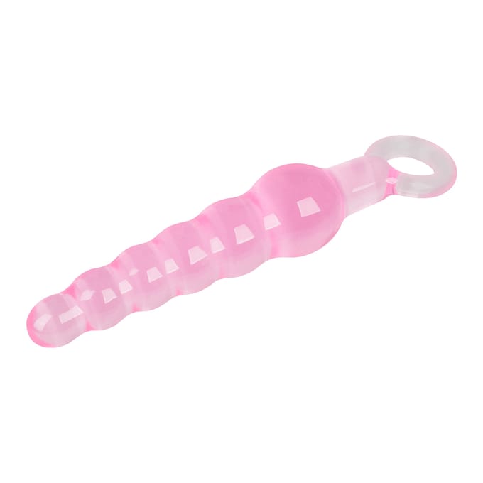Analdildo met bolstructuur, 18 cm