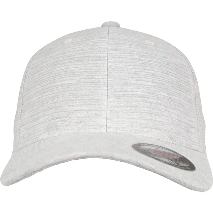 Urban Classics - Ivory Melange Flexfit pet - S/M - Grijs