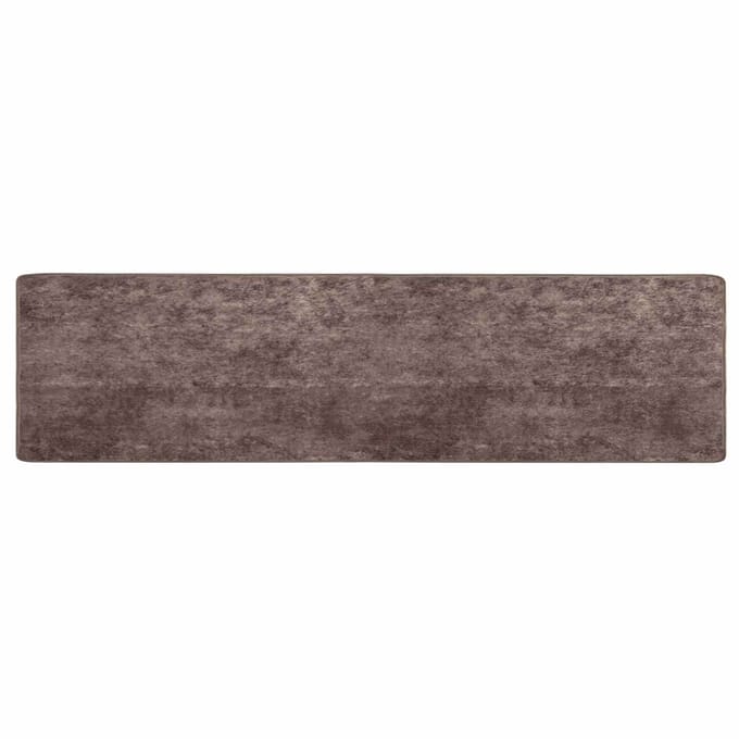 vidaXL - Tapijt - Runner - MARSA - Grijs - 80 - x - 400 - cm - Polyester - en - PVC