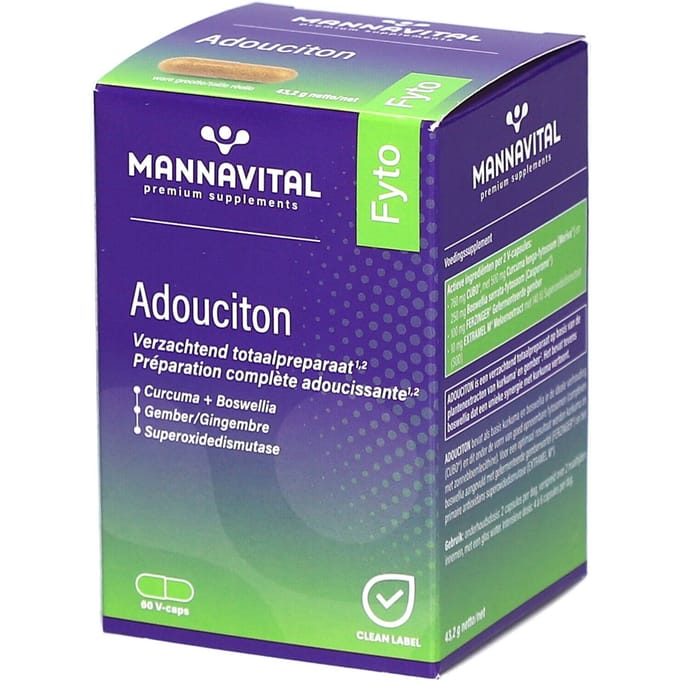 Mannavital Fyto Adouciton 60 Capsules