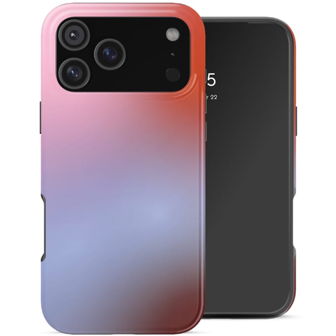 Selencia Hoesje - Geschikt voor Apple iPhone 17 Pro Max - Backcover geschikt voor MagSafe - Gradient Soft Blush