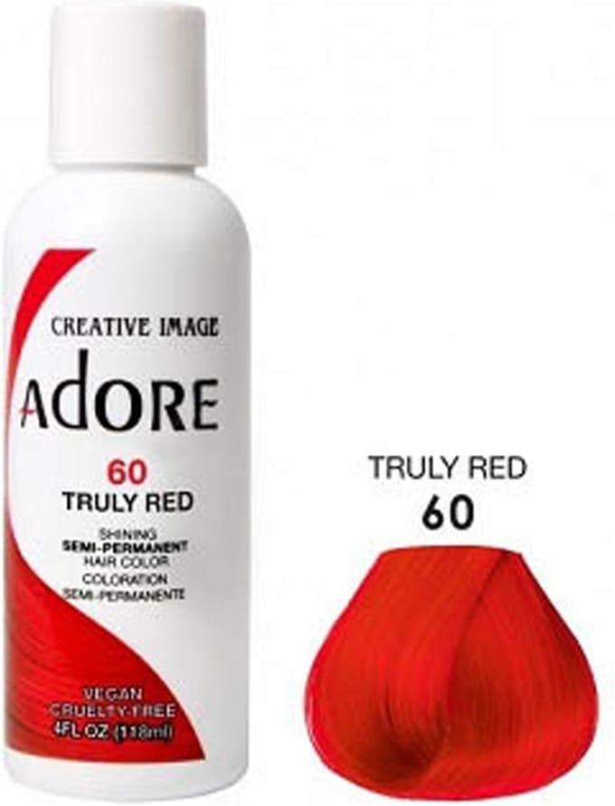 Adore - Semi permanent - Haarverf - truly red - 118 ml