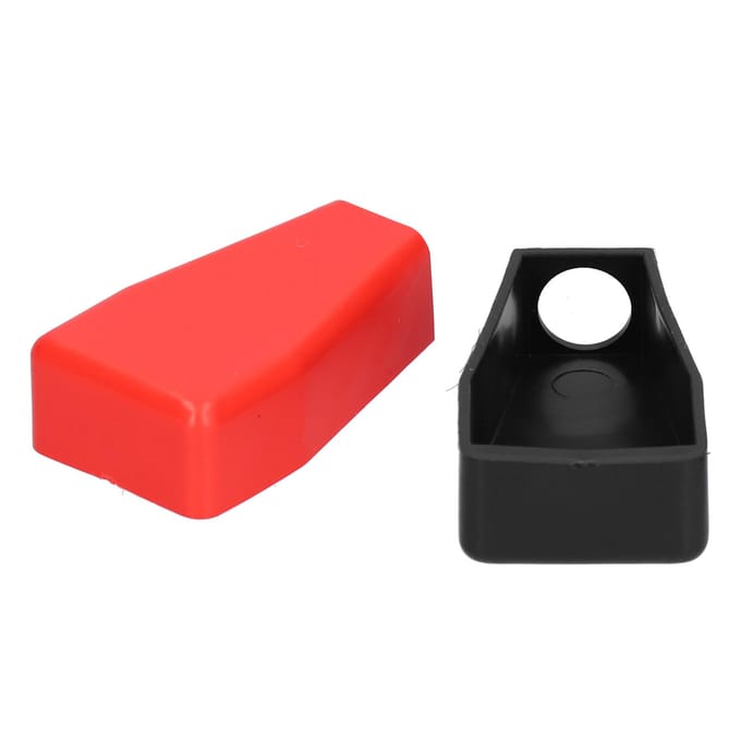 10 Sets Batterijpool Beschermkap Rubberen Flexibele Deksel voor Bovenpool Celklem