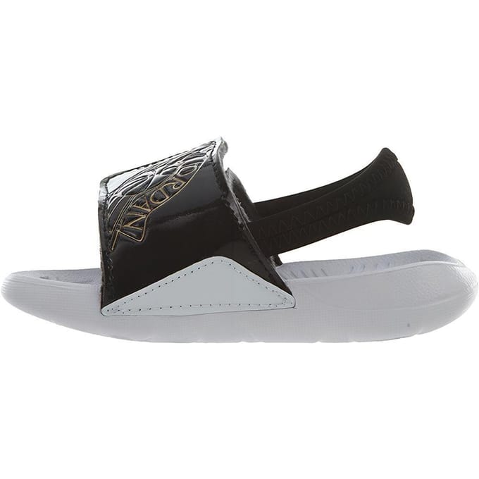 Jordan Hydro 7 Noir Or Métallique Blanc TD AA2519-021 9C gray