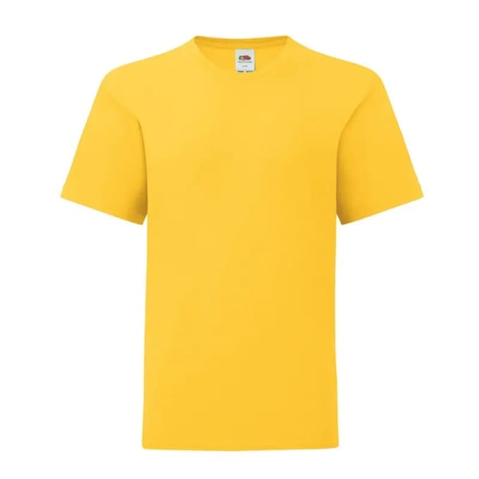 Fruit of the Loom - Kids´ Iconic T - Sunflower - 152