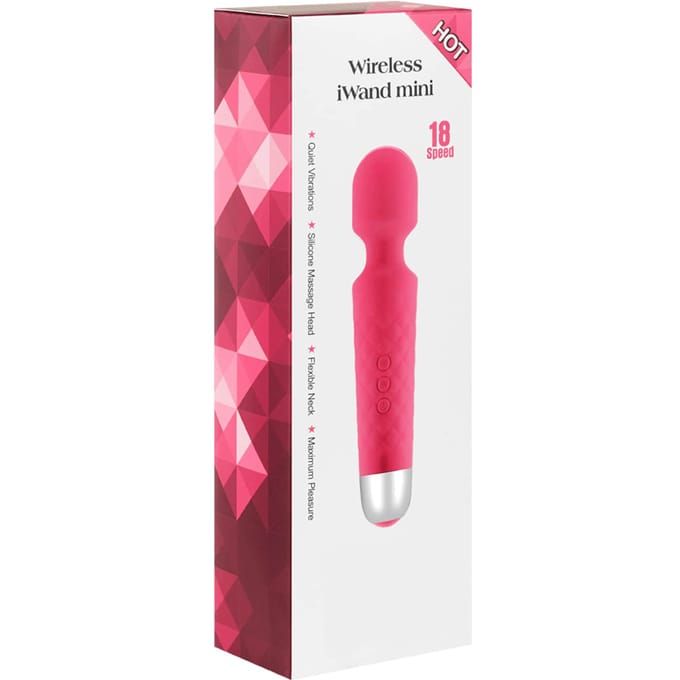 Oplaad bare siliconen massager, 20 cm