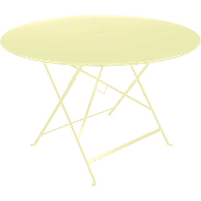 Fermob BISTRO klaptafel rond - A6 citroensorbet - Ø 117 cm