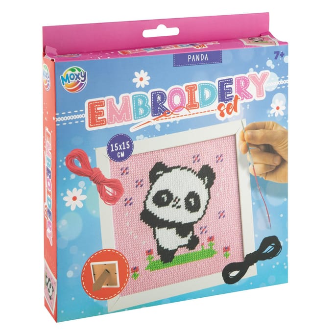 Borduurset dier - creatieve borduurset voor kinderen vanaf 7 jaar.