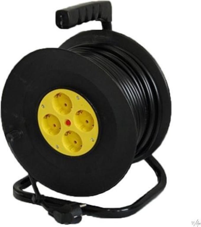 VDT Kabelhaspel / Verlengkabel 40mtr. 2500Watt