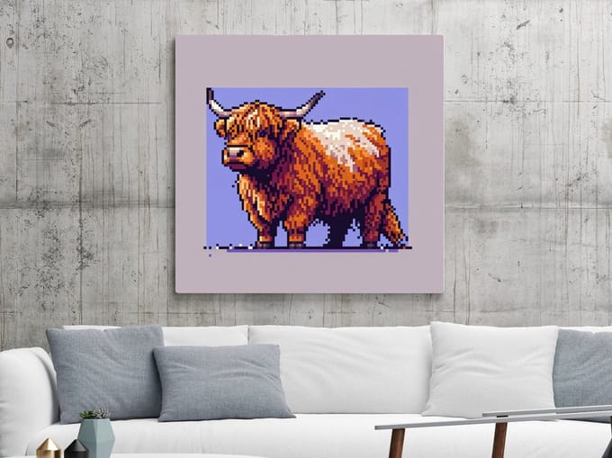 Kunstprint | Wanddecoratie | Dibond | 100 × 100 cm