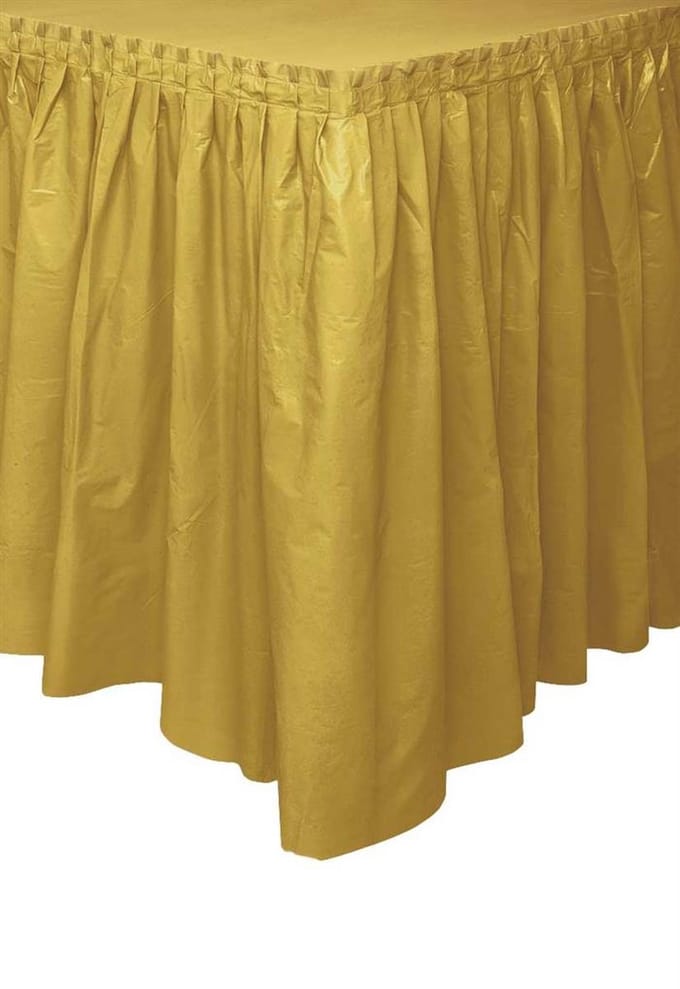 Unique Tafelrok Zelfklevend Goud 426 X 73 Cm