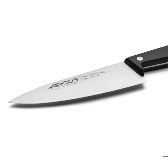 Koksmes - ARCOS - Arcos - Lemmet 15cm - Roestvrij staal Nitrum - Handvat van POM-kunststof