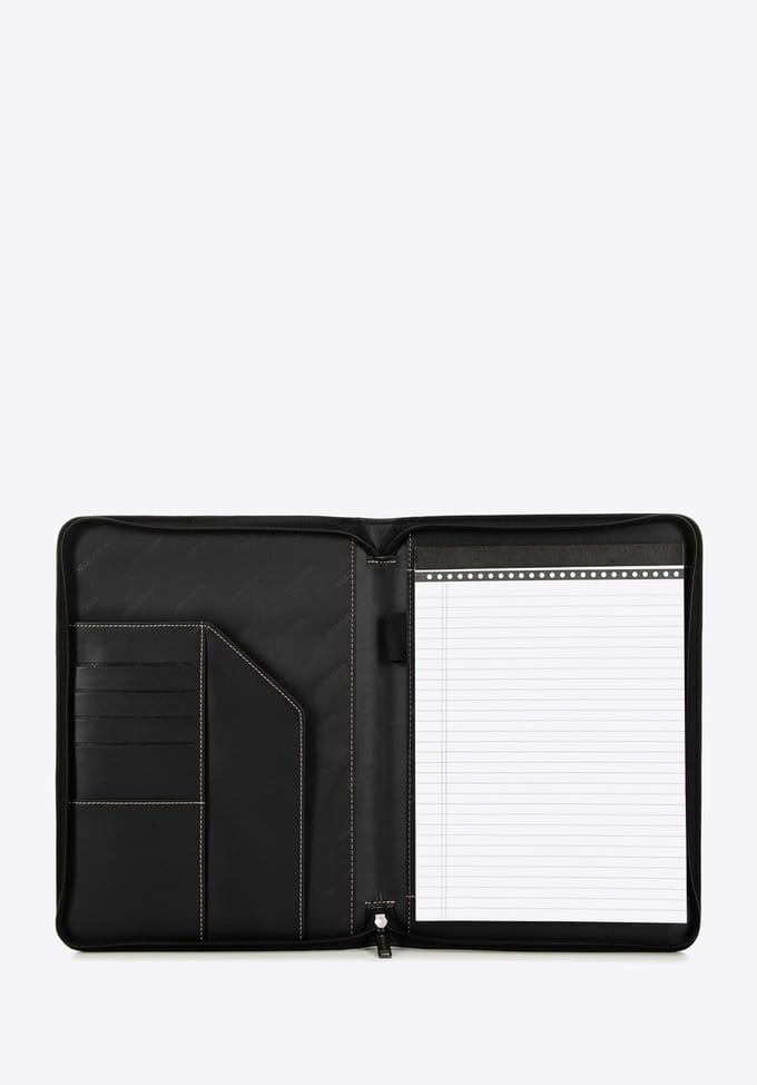Wittchen - Heren Documententas - Zwart Stiksels - Eco-leer