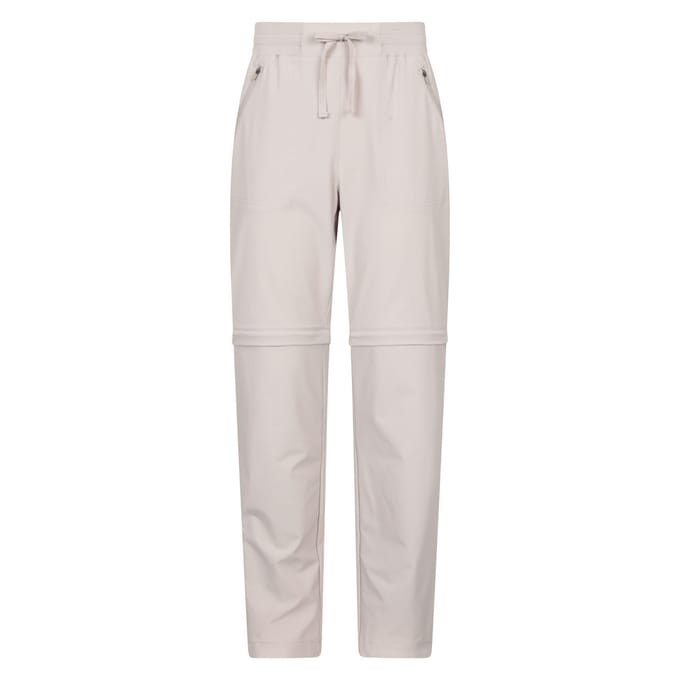 Mountain Warehouse Dames/Dames Explorer afritsbare wandelbroek (Beige)