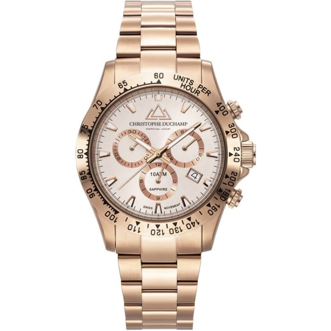 Christophe Duchamp Grand Mont CD7101-3 Heren Horloge 42mm 10 ATM