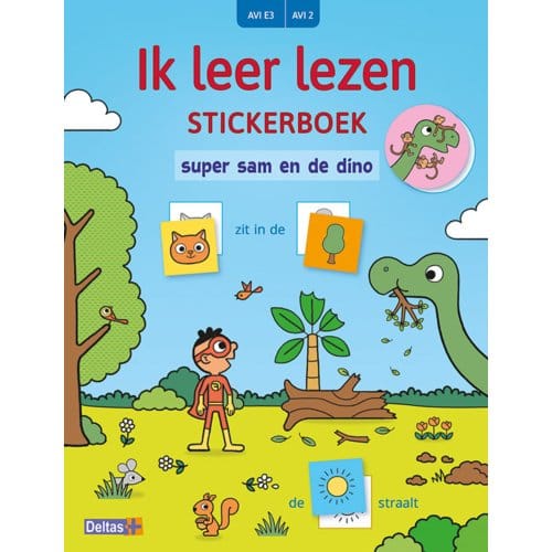 Super Sam En De Dino - Ik Leer Lezen Stickerboek - Saskia MARTENS