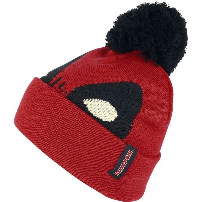 Deadpool Deadpool Face Unisex Beanie - rood/wit/zwart - Standard