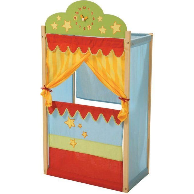 Poppentheater - ROBA - Massief houten frame - Circus Universum - Vanaf 3 jaar