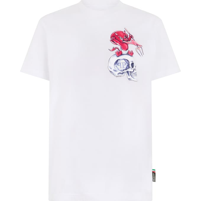 T-Shirt Met Ronde Hals En Korte Mouwen