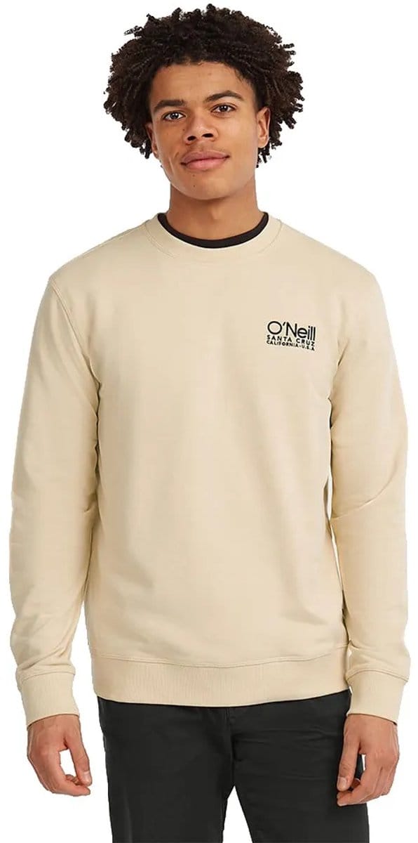O´neill Original Cali Logo Sweatshirt Beige L Man