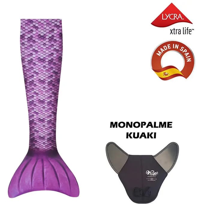 Zeemeermin kostuum met monoval Kuaki Mermaids