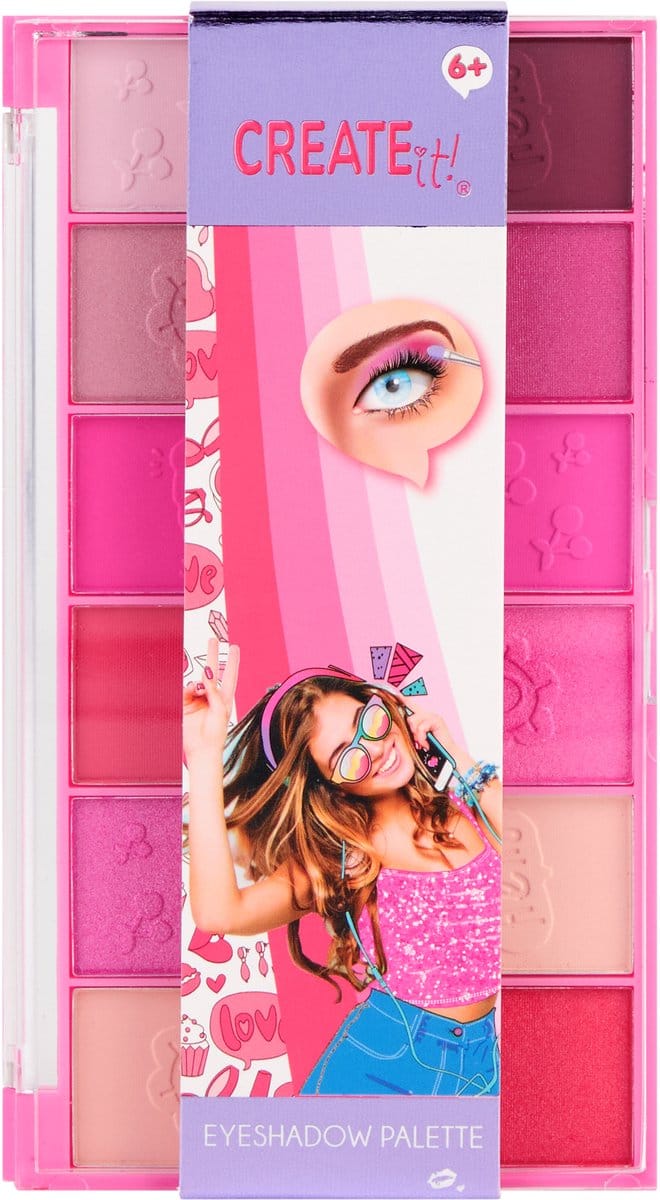 Create it! Oogschaduw palette Opmaken en sieraden