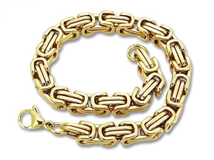 Amanto Armband Bartho - 316L Staal - Koningsschakel - 6,7mm - 21cm