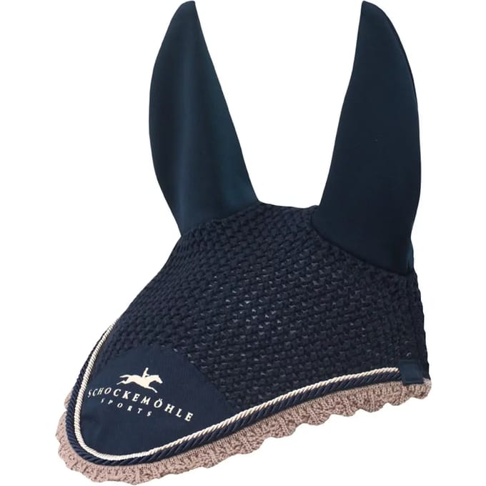 Vliegenmasker voor paarden Schockemöehle Dynamite Fly Veil Logo