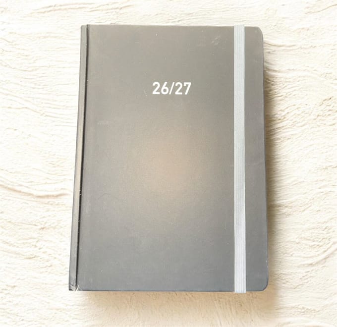 Schoolagenda BASIC 2026-2027 ZWART