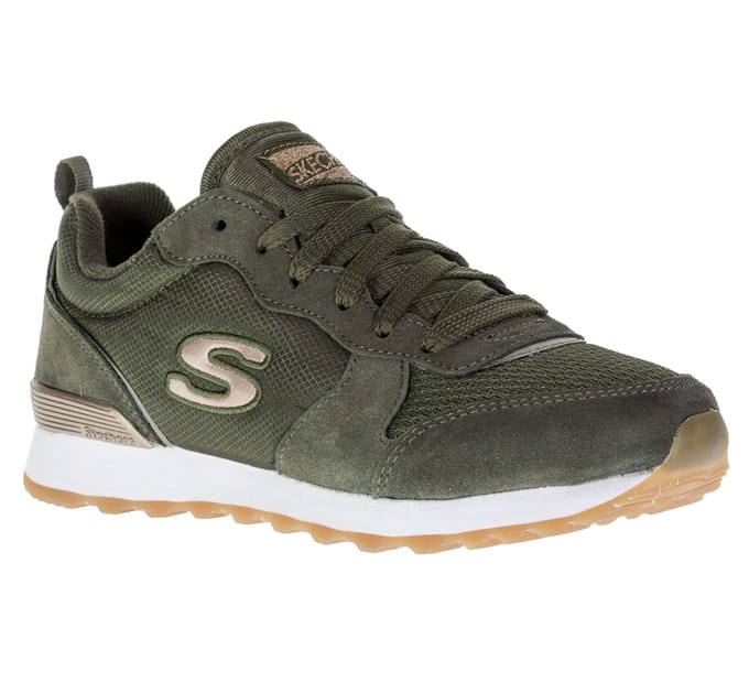 Skechers Og 85 - Goudn Gurl - Dames Sneakers - Olijfgroen