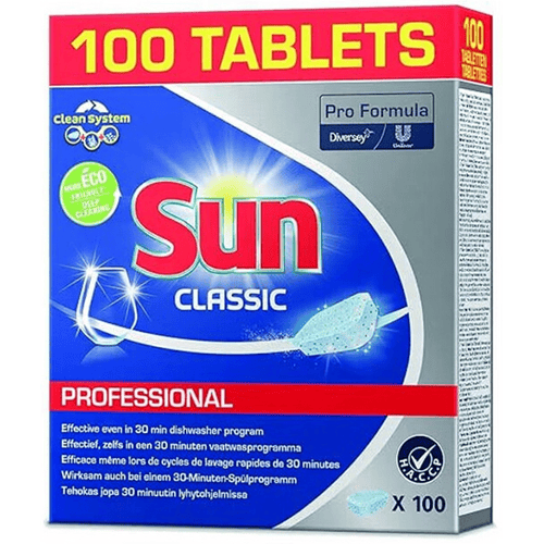 Sun professionele vaatwastabletten klassiek 100 regulier