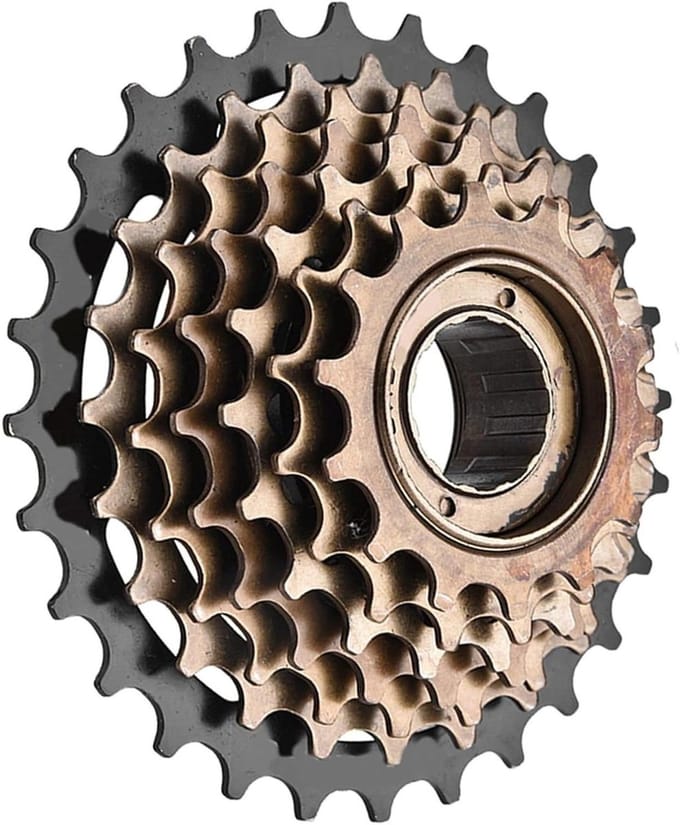 Fiets Cassette - Vrijloop Tandwiel - Mountainbiken - 7 Versnellingen - 4.5 inch - Zwart