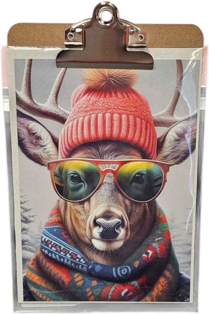 Give X - Klembord - A5 poster - Hond - Winter