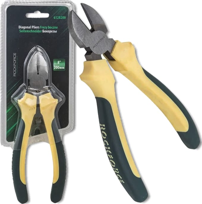 Rockforce - Universele Zijsnijtangen - 200mm - Ergonomische Handgreep