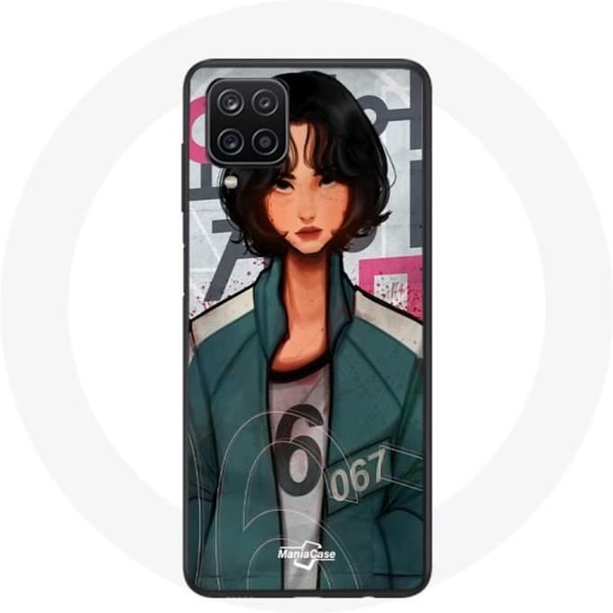 Coque Samsung Galaxy A12 Squid Game Kang Sae Byeok série