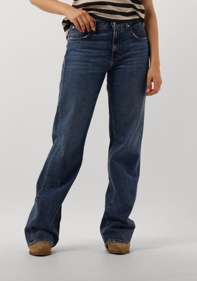 7 For All Mankind Tess Trouser Jeans Dames - Broek - Blauw - Maat 27