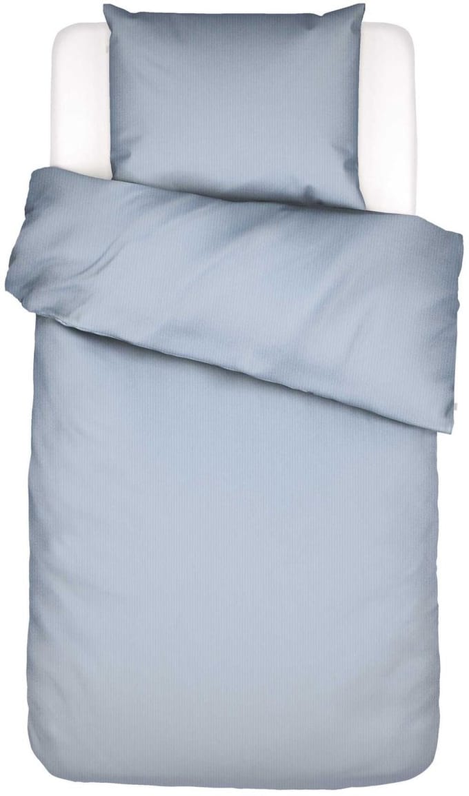Essenza Coletta Dekbedovertrek Lyocell-Katoenmix Ijsblauw - Eenpersoons – 140x200/220 cm