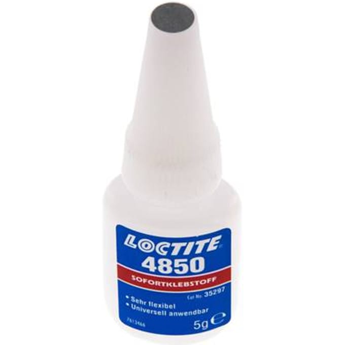 Loctite Secondelijm 5ml Transparent 3-11s Uithardingstijd Leer, Stof En Papier Oppervlakten
