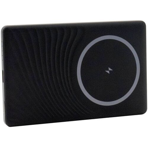 RealPower Powerbank 5.000 mAh USB PD, Qi Wireless Charging, Magsafe USB-C (met Power Delivery) Zwart