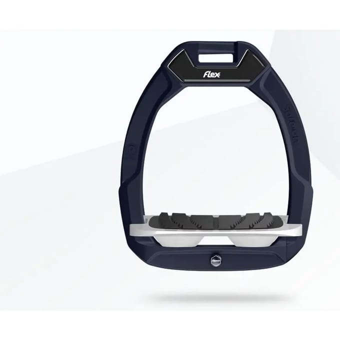 Veiligheidsstappers voor het paardrijden Gehoekt Grip Rood/Wit/Wit Flex-On Safe-On