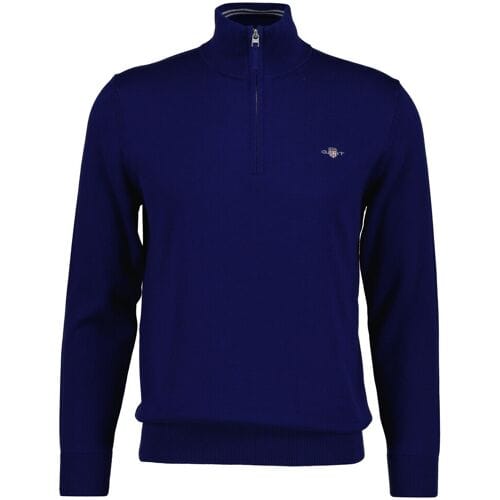 Gant Trui Classic Cotton Half Zip Rich Navy / male