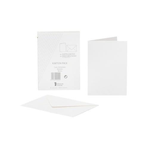 Rössler correspondentiekaarten inclusief envelop a6, pak van 10 stuks - zilver